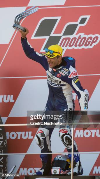 Jorge Martin Del Conca Gresini Moto3 Honda during the race day of the Gran Premio Motul de la Comunitat Valenciana, Circuit of Ricardo...