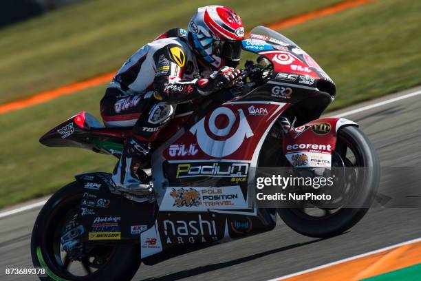 Tetsuta Nagashima Teluru Sag Team Kalex during the race day of the Gran Premio Motul de la Comunitat Valenciana, Circuit of Ricardo Tormo,Valencia,...