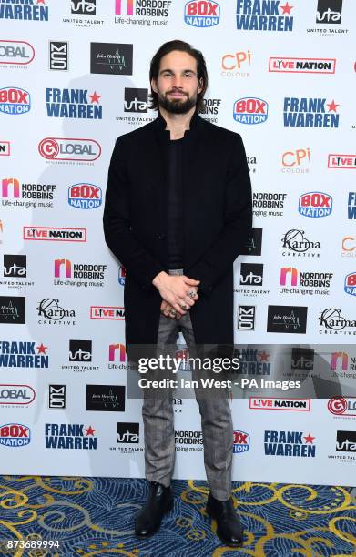 Jamie Jewitt attends the Nordoff Robbins Championship Boxing Dinner at the London Hilton.