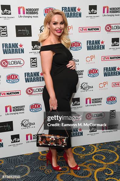 Katie Piper arriving at The Nordoff Robbins Championship Boxing... News