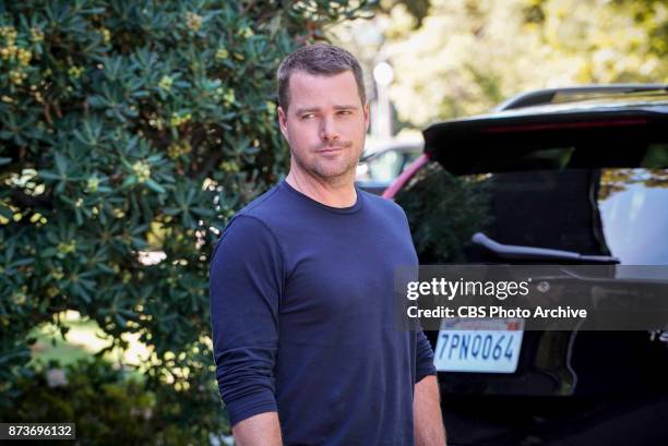 Fool Me Twice" -- Pictured: Chris O'Donnell . Callen and the team question CIA Agent Joelle Taylor's backstory after she escapes from a kidnapping...