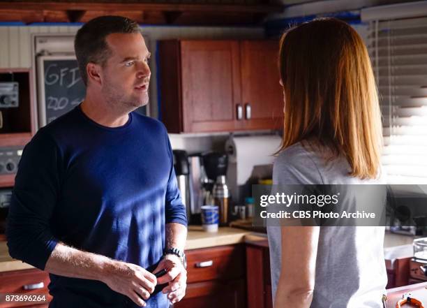 Fool Me Twice" -- Pictured: Chris O'Donnell . Callen and the team question CIA Agent Joelle Taylor's backstory after she escapes from a kidnapping...