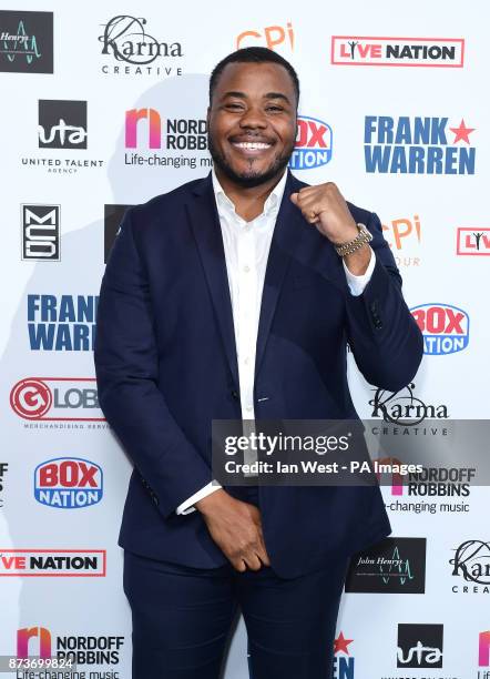 Selasi Gbormittah attends the Nordoff Robbins Championship Boxing Dinner at the London Hilton.