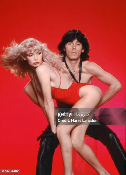 Musician Tom Petersson and wife Dagmar Petersson pose for a portrait in 1979 in Los Angeles, California.
