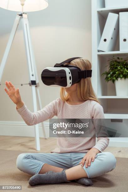 virtual reality - viewfinder stockfoto's en -beelden