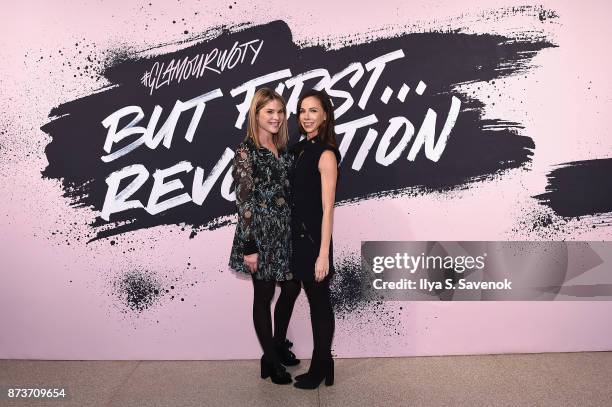 Women of the Year 2011 Jenna Bush Hager and Barbara Pierce Bush pose during Glamour Celebrates 2017 Women Of The Year Live Summit at Brooklyn Museum...