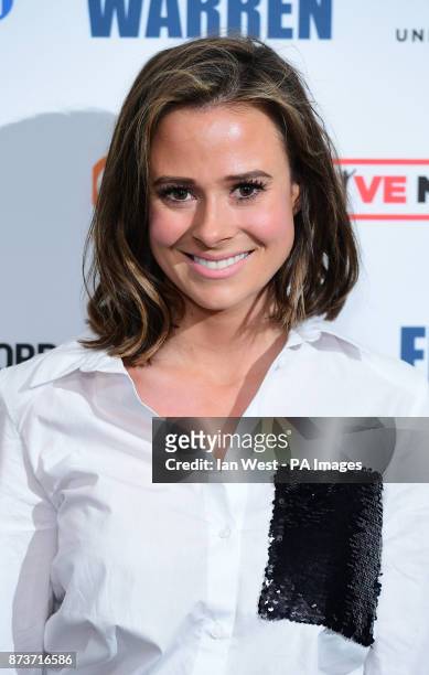 Camilla Thurlow attending the Nordoff Robbins Boxing Dinner at the Hilton hotel.London. PRESS ASSOCIATION Photo. Picture date: Monday November 13,...