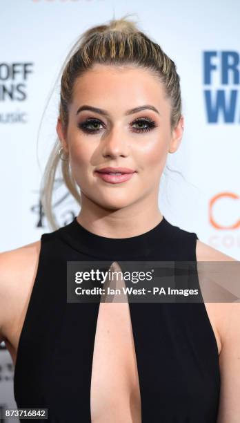 Tina Stinnes attending the Nordoff Robbins Boxing Dinner at the Hilton hotel.London. PRESS ASSOCIATION Photo. Picture date: Monday November 13, 2017....