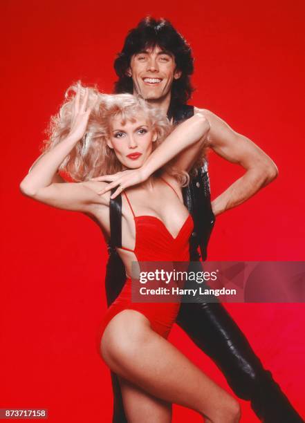 Musician Tom Petersson and wife Dagmar Petersson pose for a portrait in 1979 in Los Angeles, California.