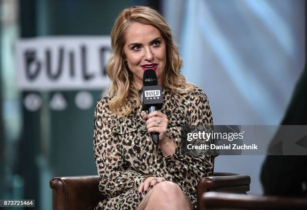 Leslie Grossman attends the Build Series to discuss the FX show 'American Horror Story: Cult' at Build Studio on November 13, 2017 in New York City.