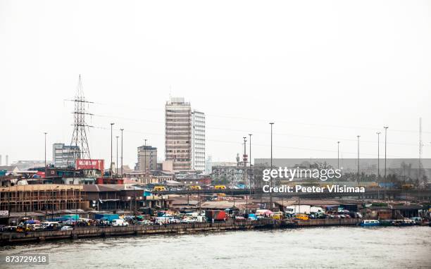 african city - lagos, nigeria - nigeria bildbanksfoton och bilder