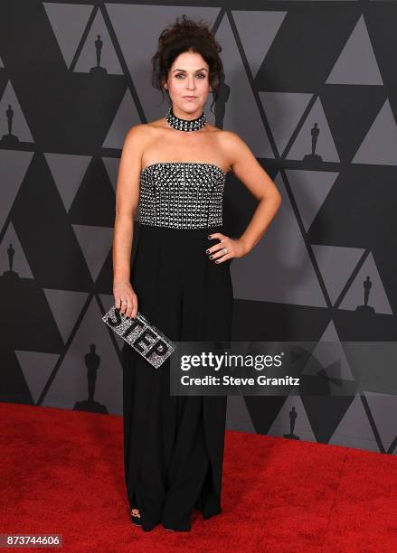 Amanda Lipitz arrives at the Academy Of Motion Picture Arts And Sciences' 9th Annual Governors Awards at The Ray Dolby Ballroom at Hollywood &...