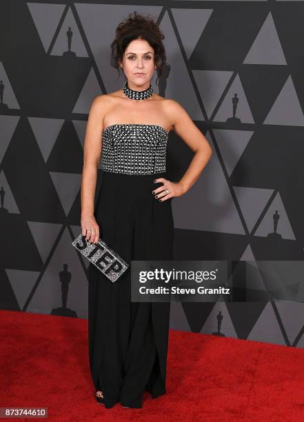 Amanda Lipitz arrives at the Academy Of Motion Picture Arts And Sciences' 9th Annual Governors Awards at The Ray Dolby Ballroom at Hollywood &...