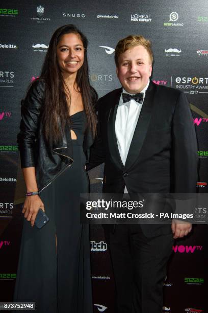 Ollie Ring attending the NOW TV Esports Industry Awards 2017, at the Brewery in London. PRESS ASSOCIATION Photo. Picture date: Monday November 13th,...