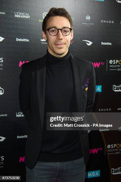 Tom Deacon attending the NOW TV Esports Industry Awards 2017, at the Brewery in London. PRESS ASSOCIATION Photo. Picture date: Monday November 13th,...