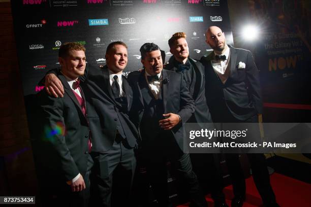 Team Optic attending the NOW TV Esports Industry Awards 2017, at the Brewery in London. PRESS ASSOCIATION Photo. Picture date: Monday November 13th,...