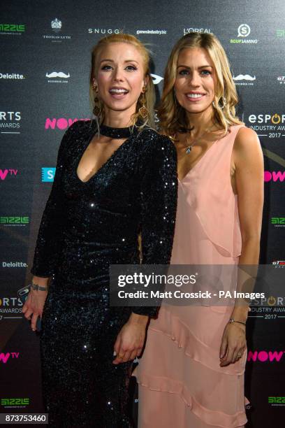 Julia Hardy and Nicki Shields attending the NOW TV Esports Industry Awards 2017, at the Brewery in London. PRESS ASSOCIATION Photo. Picture date:...