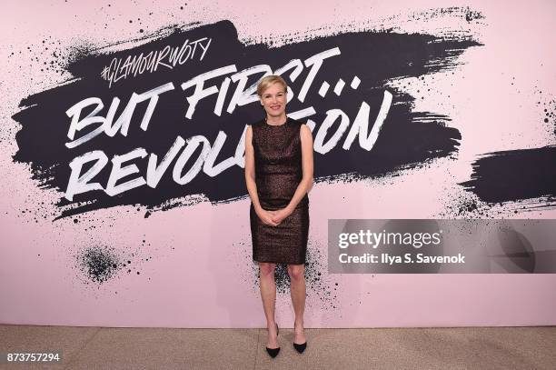 Woman of the Year 2015 and President of Planned Parenthood Federation of American and Planned Parenthood Action Fund Cecile Richards poses during...