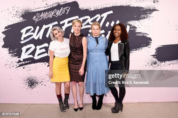 Whitney Bell, Cecile Richards, Amanda de Cadenet, and DeWanda Wise pose during Glamour Celebrates 2017 Women Of The Year Live Summit at Brooklyn...