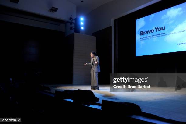 Actress & Activist Tracee Ellis Ross poses during Glamour Celebrates 2017 Women Of The Year Live Summit at Brooklyn Museum on November 13, 2017 in...