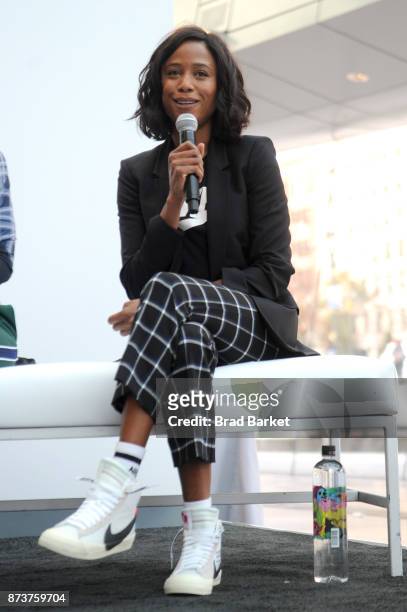 Senior Director, North American communications, Nike Ilana Finley speaks onstage during Glamour Celebrates 2017 Women Of The Year Live Summit at...