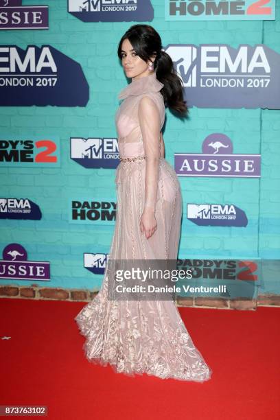 Camila Cabello attends the MTV EMAs 2017 at The SSE Arena, Wembley on November 12, 2017 in London, England.
