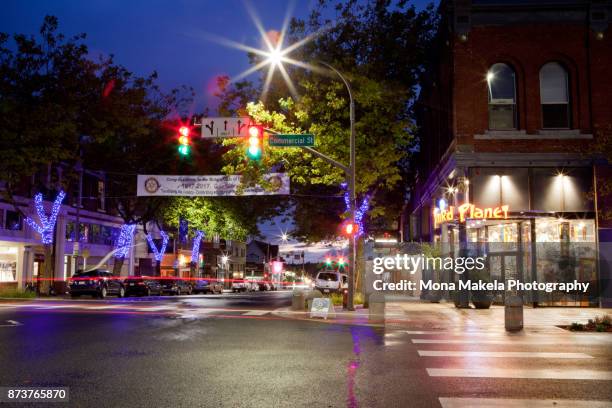 in downtown bellingham, washington - downtown bellingham stock pictures, royalty-free photos & images