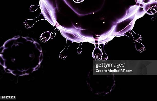 hiv - glycoprotein stock illustrations