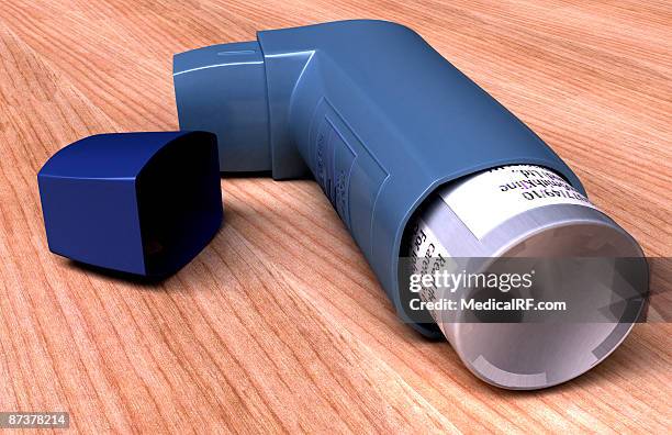 inhaler - copd stock illustrations