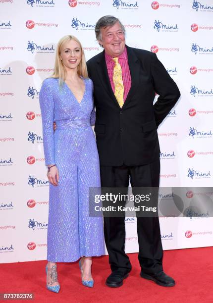 Fearne Cotton and Stephen Fry attend the Virgin Money Giving Mind Media Awards at Odeon Leicester Square on November 13, 2017 in London, England.