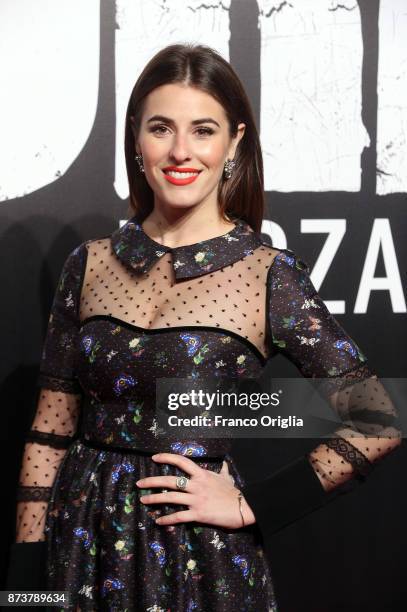 Diana Del Bufalo attends the 'Gomorra' premiere at Ex Dogana on November 13, 2017 in Rome, Italy.