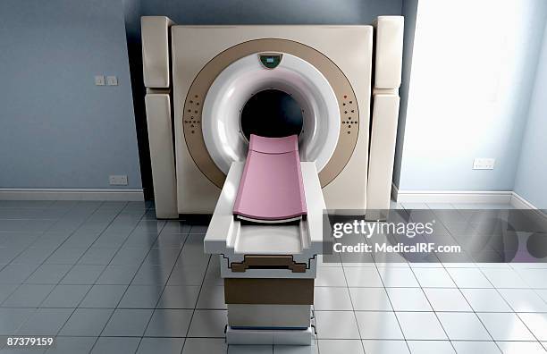 a ct scanner - ct scan stock illustrations