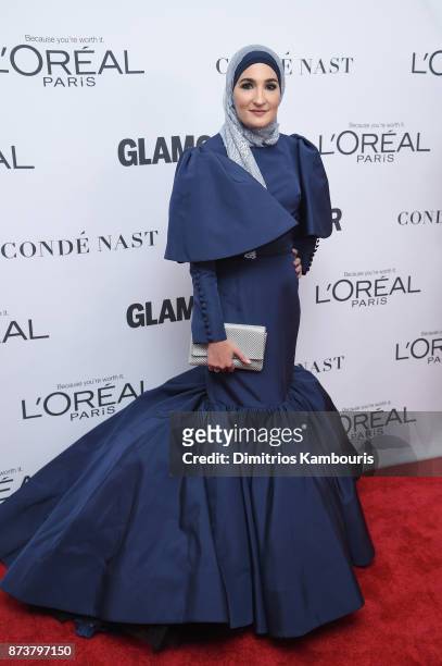 Womens March Assistant Treasurer Linda Sarsour attends Glamour's 2017 Women of The Year Awards at Kings Theatre on November 13, 2017 in Brooklyn, New...