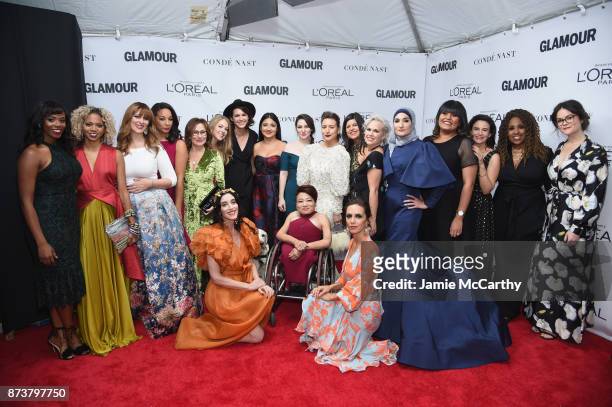 The Women's March Organizers attend Glamour's 2017 Women of The Year Awards at Kings Theatre on November 13, 2017 in Brooklyn, New York.