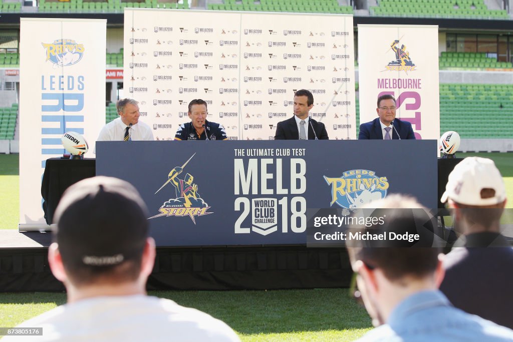 Melbourne Storm Media Announcement