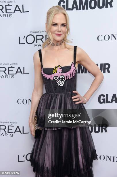 Nicole Kidman attends Glamour's 2017 Women of The Year Awards at Kings Theatre on November 13, 2017 in Brooklyn, New York.