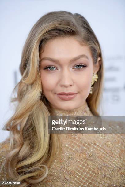 Gigi Hadid attends Glamour's 2017 Women of The Year Awards at Kings Theatre on November 13, 2017 in Brooklyn, New York.