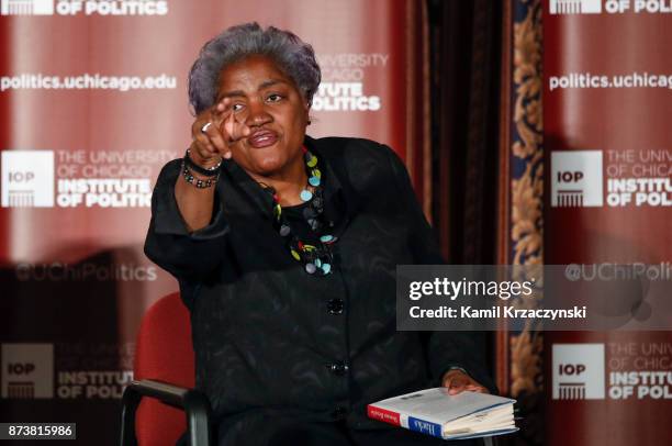 Former DNC Chair Donna Brazile speaks at The University of Chicago on November 13, 2017 in Chicago, Illinois. Brazile recently released her book...