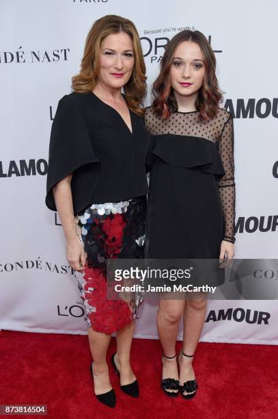 Ana Gasteyer and Frances Mary McKittrick attend Glamour's 2017 Women of The Year Awards at Kings Theatre on November 13, 2017 in Brooklyn, New York.