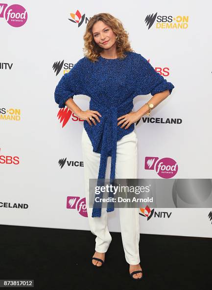 Leeanna Walsman poses during the SBS 2018 Upfronts on November 14