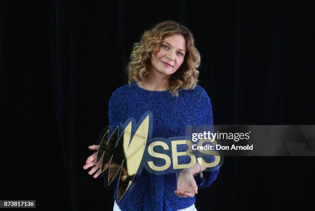 Leeanna Walsman poses during the SBS 2018 Upfronts on November 14, 2017 in Sydney, Australia.