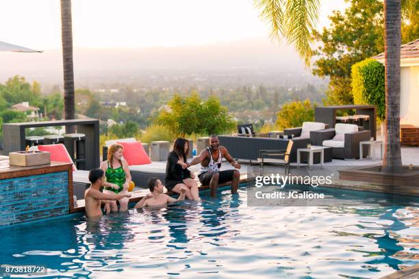 Track Pool Friends California Pools Photos and Premium High Res Pictures - Getty Images