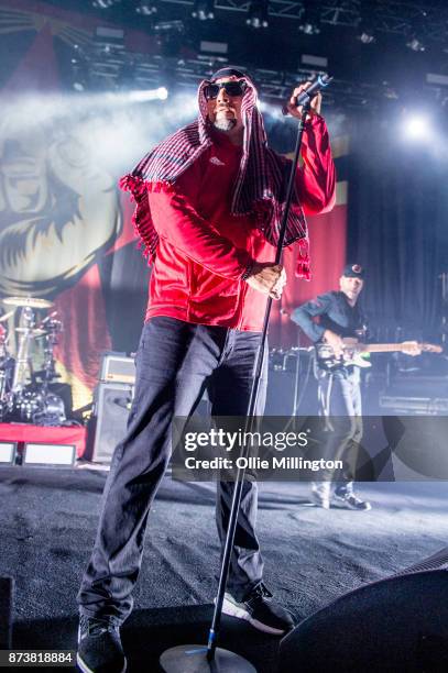 Real of Cypress Hill and Tom Morello of Rage Against The Machine perform as part of Prophets of Rage live on stage at the O2 Forum Kentish Town on...