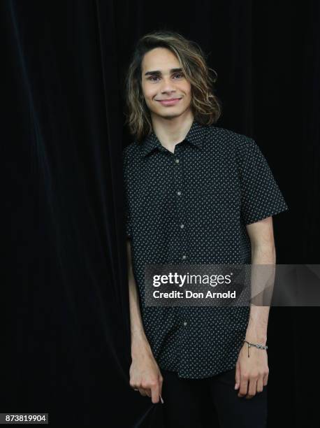 Isaiah Firebrace poses during the SBS 2018 Upfronts on November 14, 2017 in Sydney, Australia.