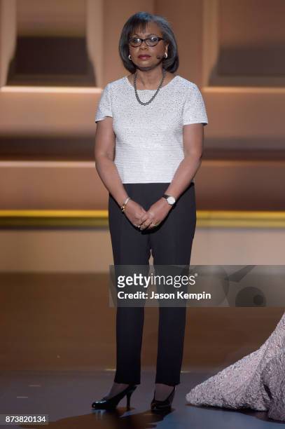Anita Hill speaks onstage at Glamour's 2017 Women of The Year Awards at Kings Theatre on November 13, 2017 in Brooklyn, New York.