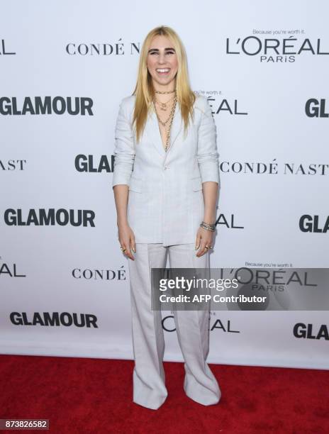 Zosia Mamet attends Glamour's 2017 Women of The Year Awards at Kings Theatre on November 13, 2017 in Brooklyn, New York. / AFP PHOTO / ANGELA WEISS