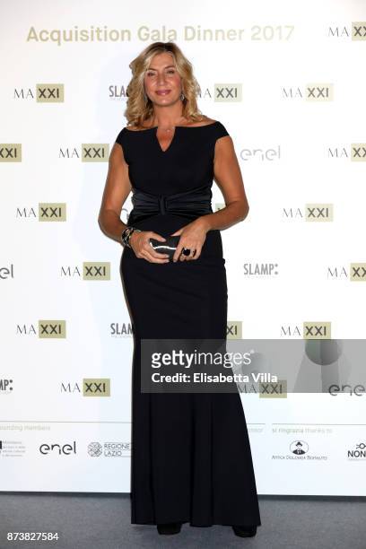 Myrta Merlino attends MAXXI Acquisition Gala Dinner 2017 at Maxxi on November 13, 2017 in Rome, Italy.