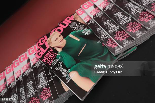 View of Glamour Magazines backstage at Glamour's 2017 Women of The Year Awards at Kings Theatre on November 13, 2017 in Brooklyn, New York.