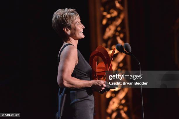 Astronaut Peggy Whitson accepts an award onstage at Glamour's 2017 Women of The Year Awards at Kings Theatre on November 13, 2017 in Brooklyn, New...