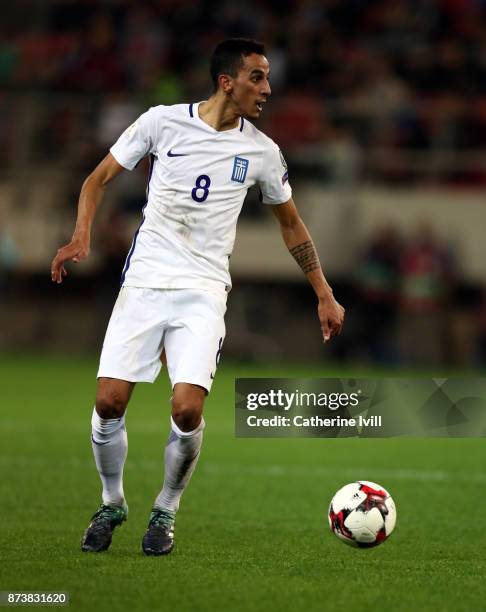 Zeca of Greece during the FIFA 2018 World Cup Qualifier Play-Off: Second Leg between Greece and Croatia at Karaiskakis Stadium on November 12, 2017...